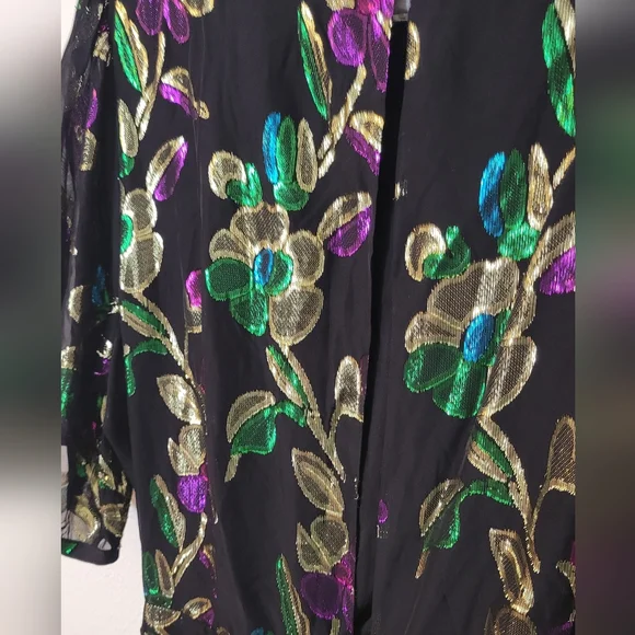 BA&SH Anjy Embellished Mini Black Dress Sz M NEW - Picture 10 of 10